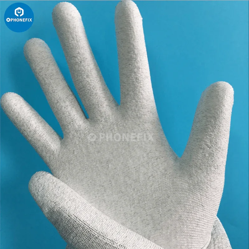 Anti Static Gloves PU Coated ESD Safe Electronic Working Gloves - Image 5