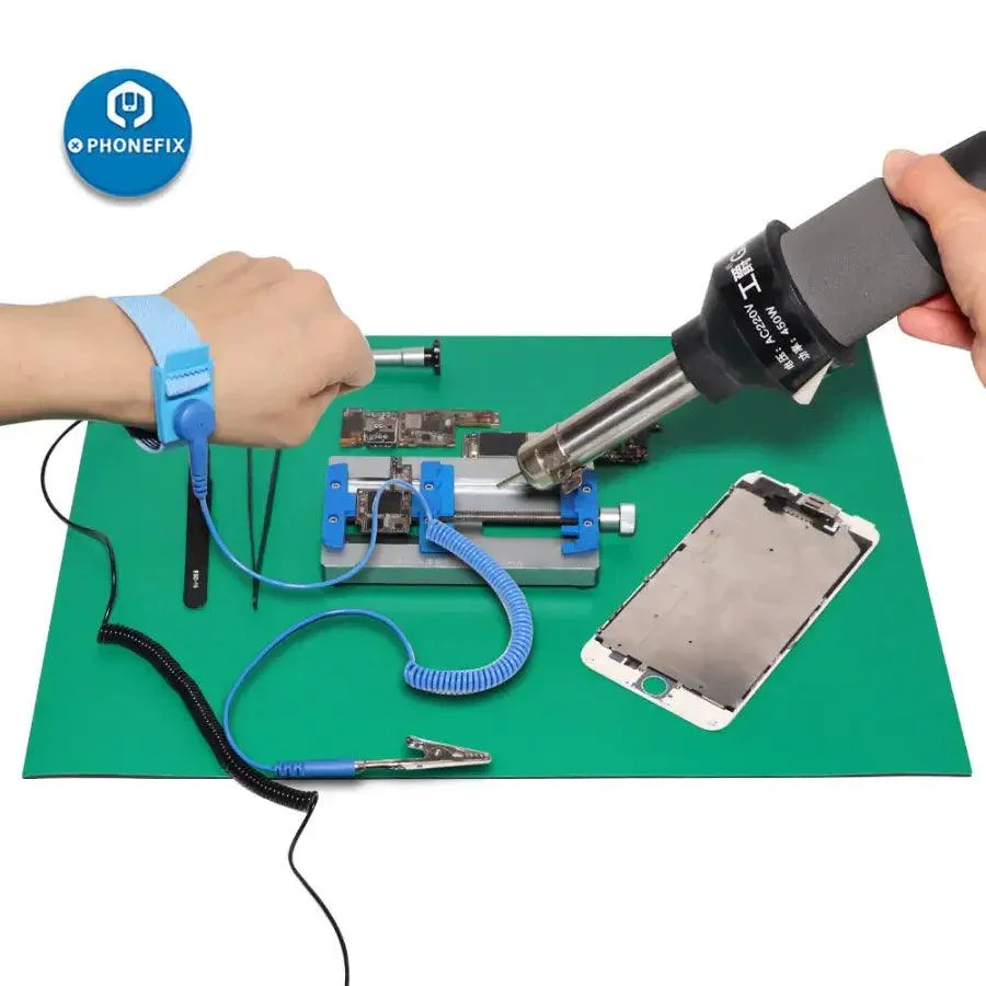 Anti-Static Repair Mat Soldering Repair Pad with Ground Wire ESD Wrist - Image 3