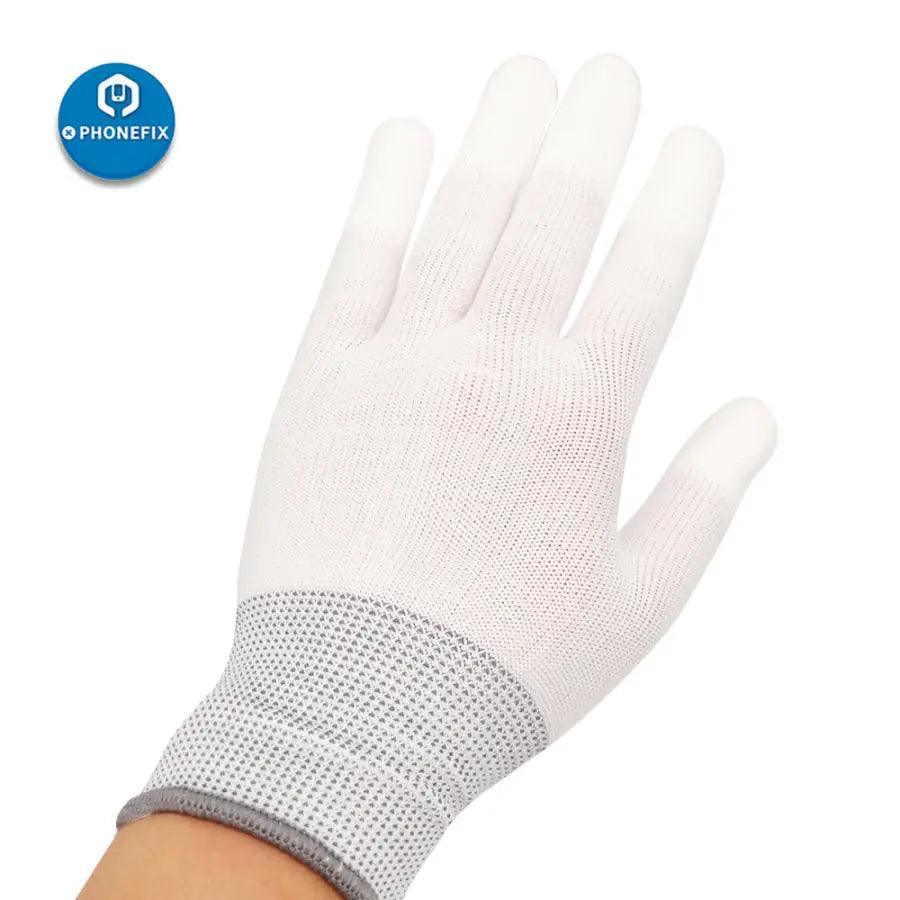 Anti Static Nylon Fiber Gloves ESD Electronic Work Repair Tools - Image 4
