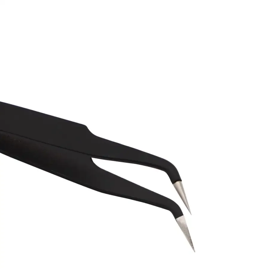 Anti-static Stainless Steel Tweezers Phone Forceps IC Removal Tool - Image 8