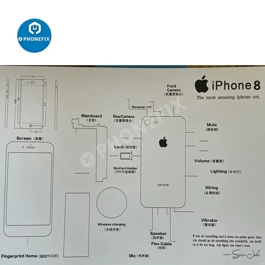Apple 3D Disassemble Photo Frame For Old iphone Collections Framed - Image 26