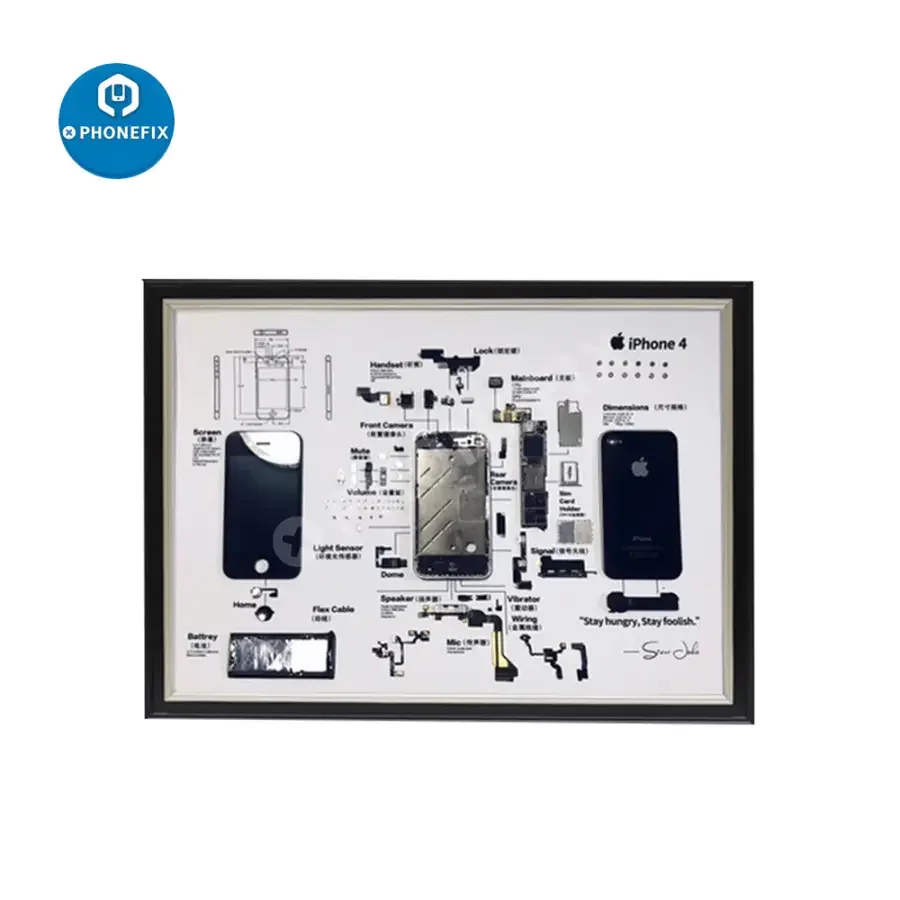 Apple 3D Disassemble Photo Frame For Old iphone Collections Framed - Image 4