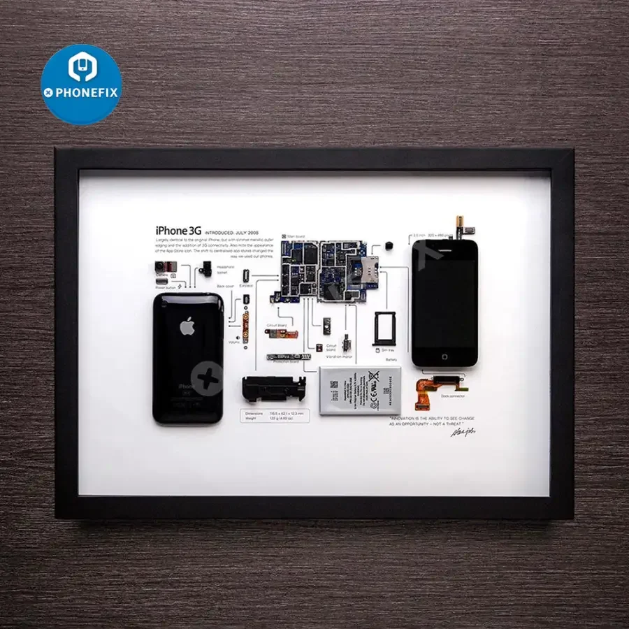 Apple 3D Disassemble Photo Frame For Old iphone Collections Framed - Image 5