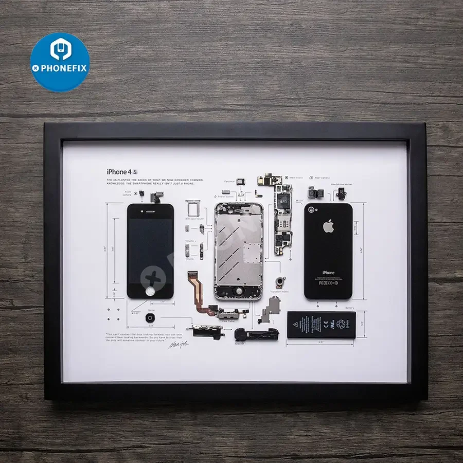 Apple 3D Disassemble Photo Frame For Old iphone Collections Framed - Image 9