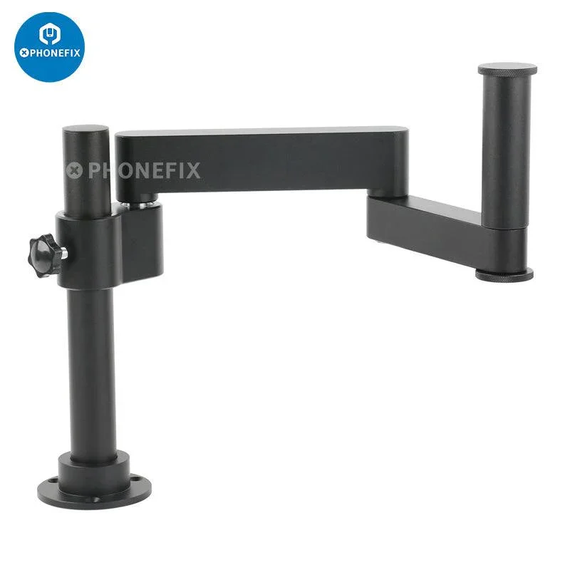 Articulating Arm Clamp Microscope Bracket 50/76mm Focusing Holder - Image 6