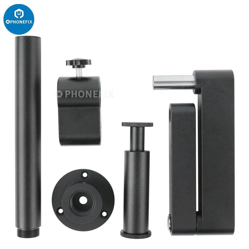 Articulating Arm Clamp Microscope Bracket 50/76mm Focusing Holder - Image 9