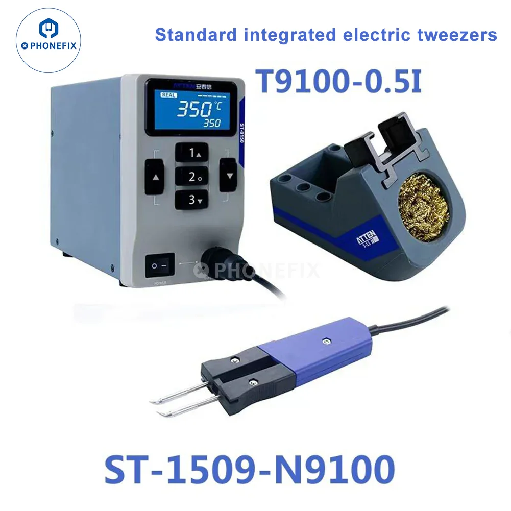 ATTEN ST-1509 Soldering Station With Electric Tweezers Welding Iron - Image 6