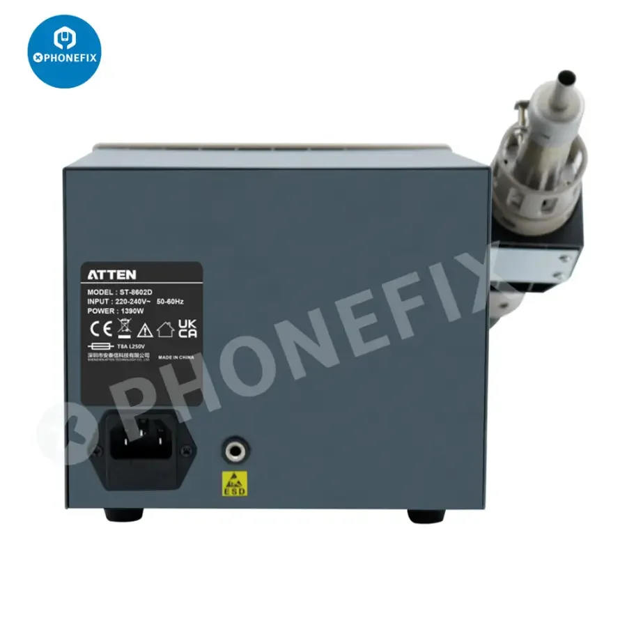 ATTEN ST-8602D 1300W 2 IN 1 Hot Air Desoldering Station   - Image 8