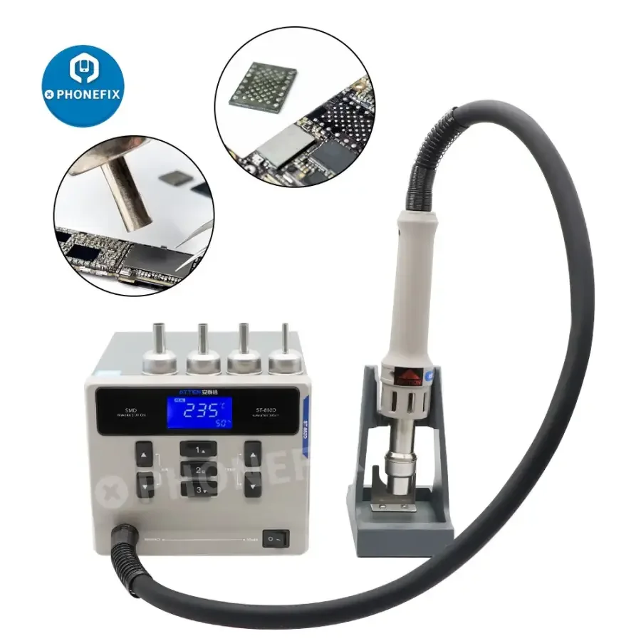 ATTEN ST-862D 1000W Hot Air Gun BGA Rework Station - Image 13