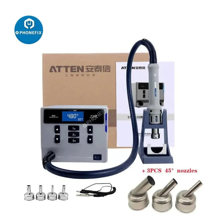 ATTEN ST-862D Lead-Free Hot Air Gun De-Soldering Rework Station - Image 2