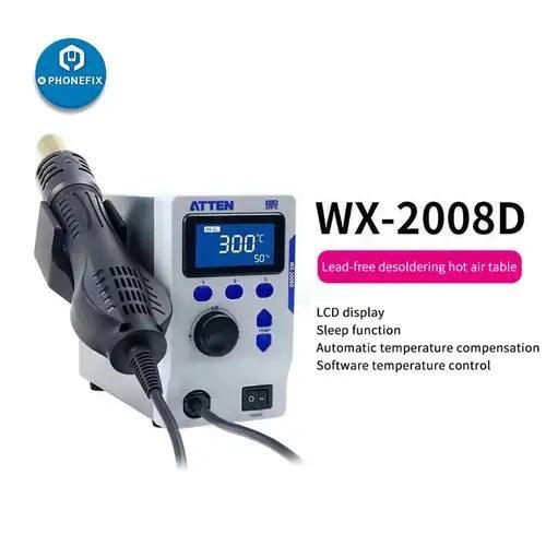 ATTEN WX-2008D Intelligent Hot Air Gun Beginner Soldering Station - Image 10