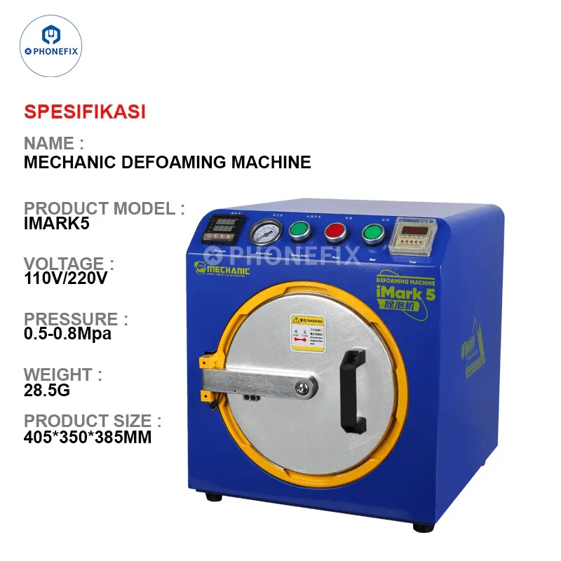Mechanic Automatic iMark 5 Mini Air Bubble Removal Machine - Image 4