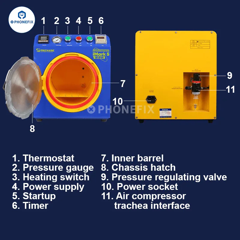 Mechanic Automatic iMark 5 Mini Air Bubble Removal Machine - Image 5