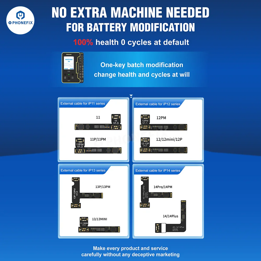AWESHINE FC01 Mobile Phone Programmer For iphone battery - Image 5