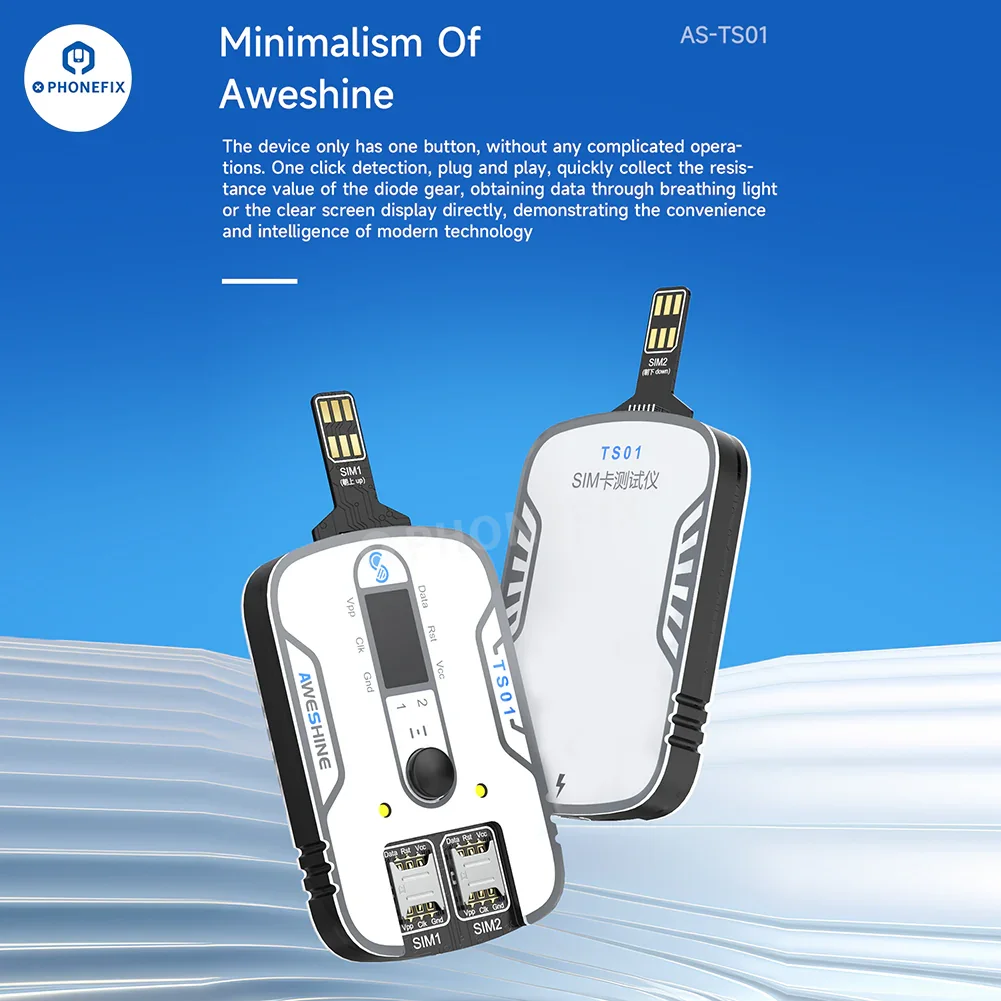 Aweshine TS-01 SIM Card Tester for iPhone iPad Android All Electronics - Image 10