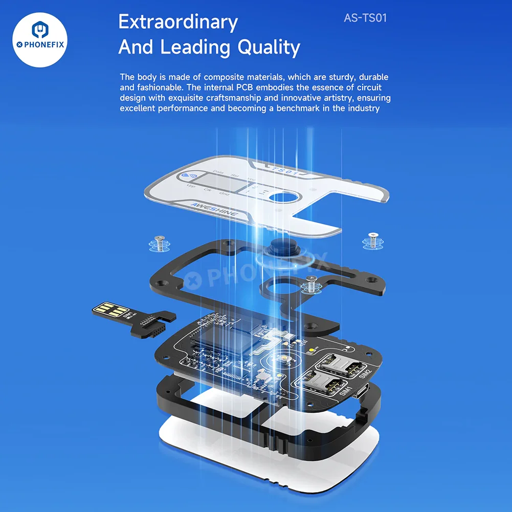 Aweshine TS-01 SIM Card Tester for iPhone iPad Android All Electronics - Image 9