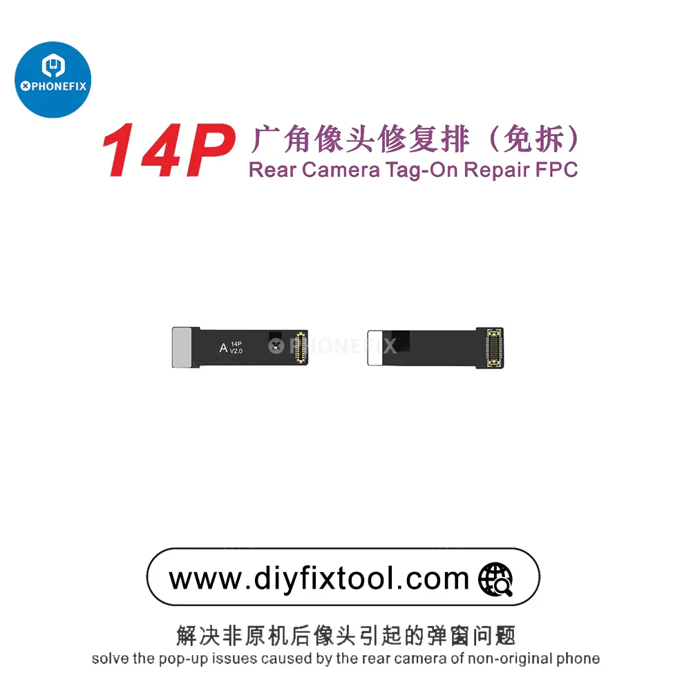 AY A108 Rear Camera Tag-on Repair FPC For iPhone 12-15 Series - Image 12