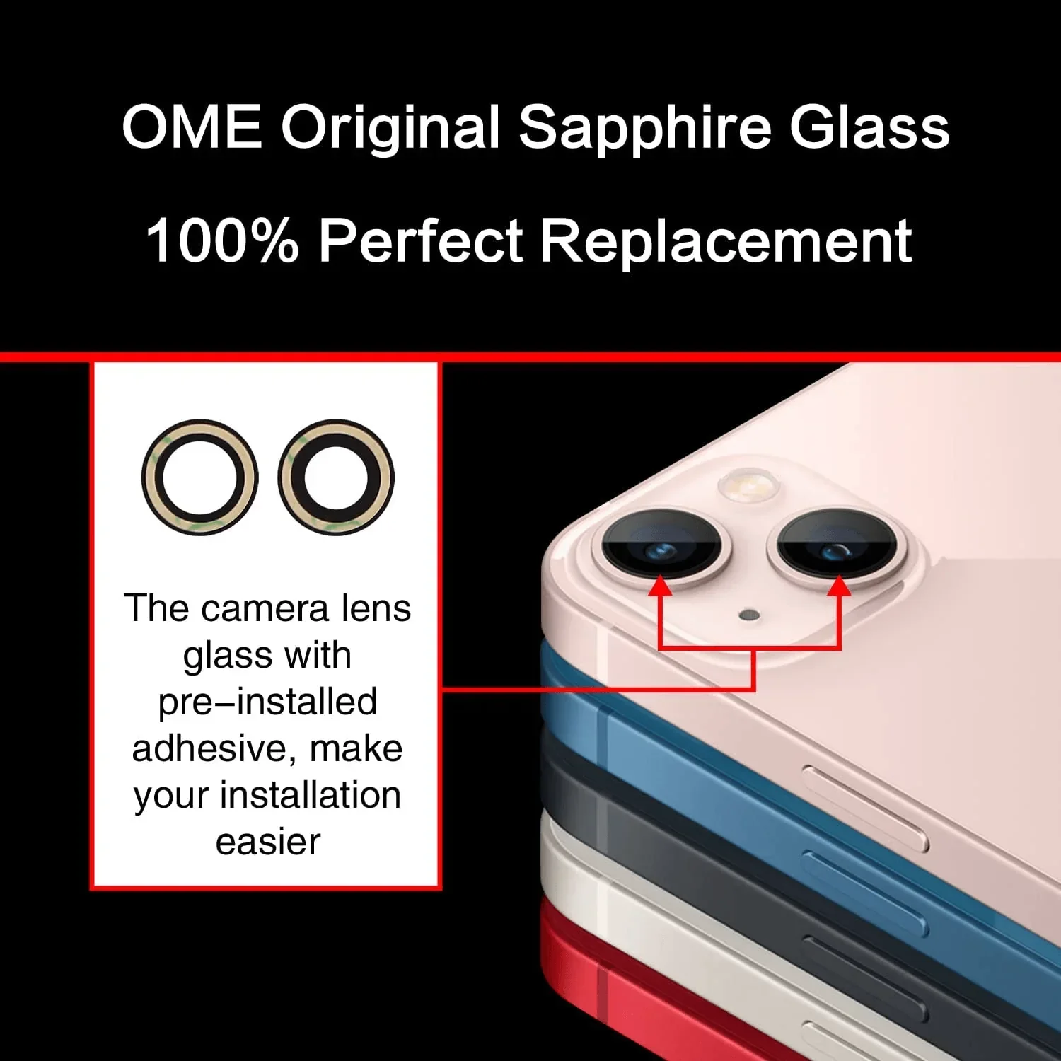 Back Camera Lens Replacement Tool Kit  For iPhone 12 13 14 Pro Max - Image 19