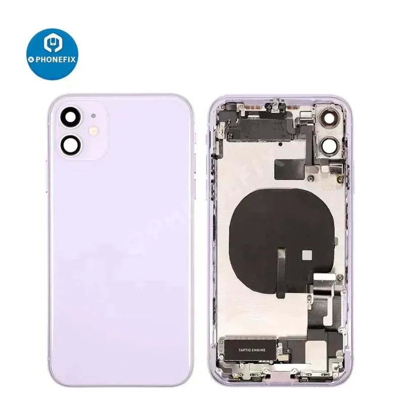Back Cover Full Assembly Replacement for iPhone 11 Repair - Image 3