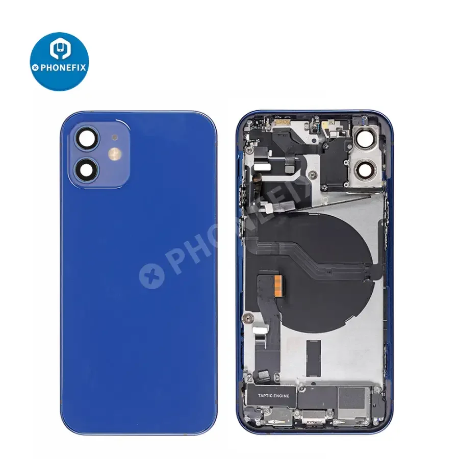 Back Cover Full Assembly Replacement For iPhone 12 Repair - Image 14