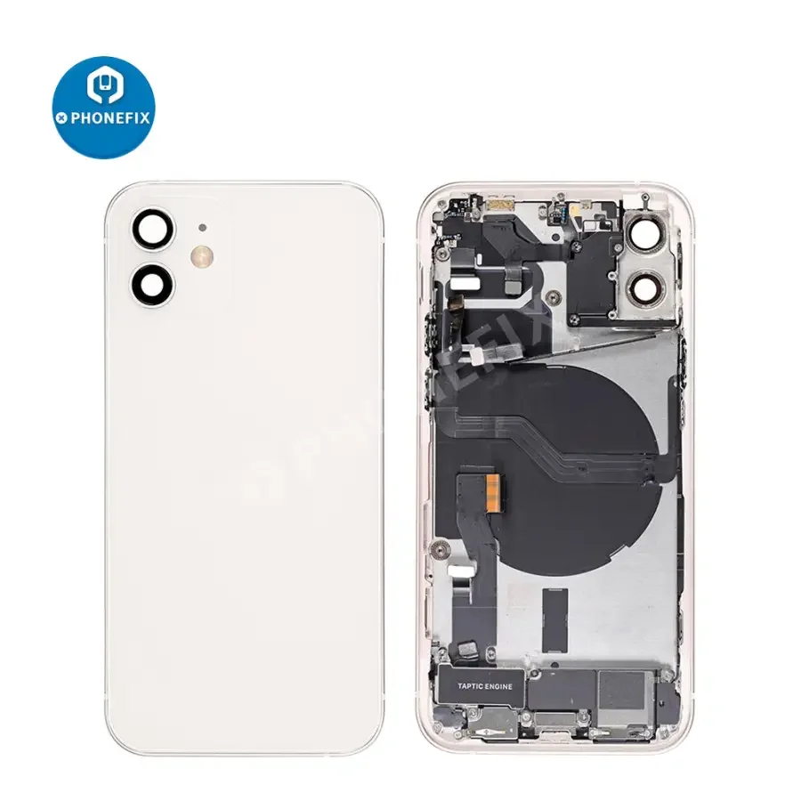 Back Cover Full Assembly Replacement For iPhone 12 Repair - Image 7