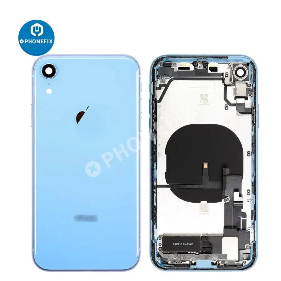 Back Cover Full Assembly Replacement For iPhone XR Glass - Image 14