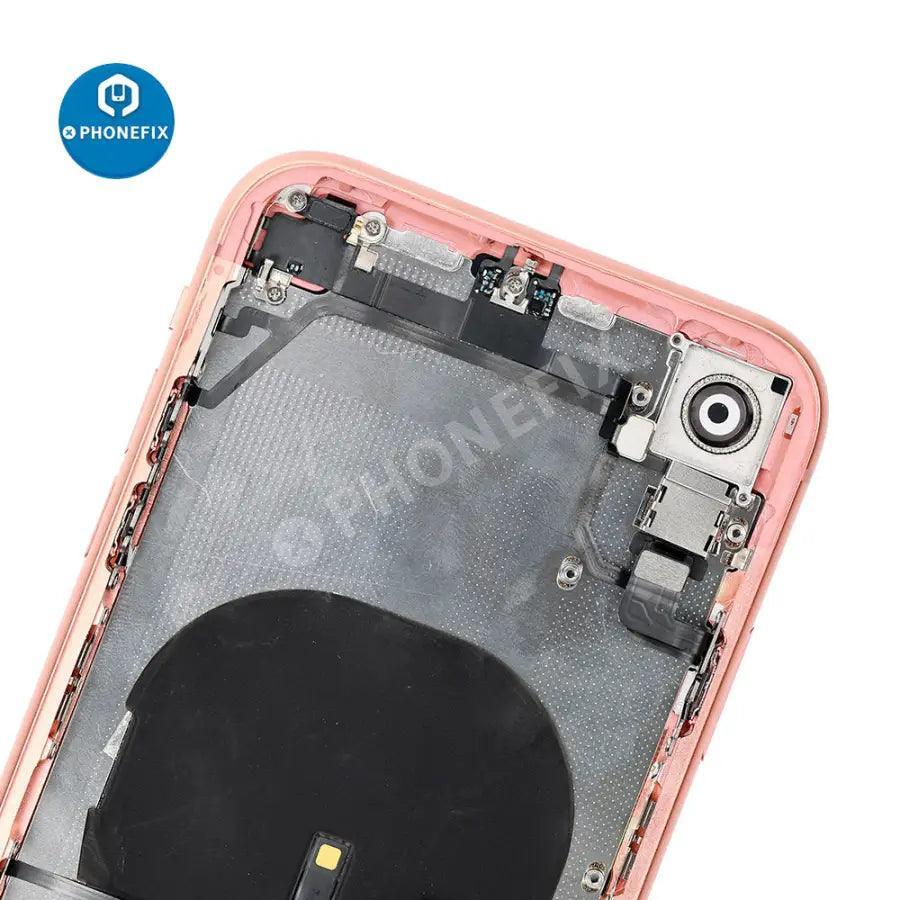 Back Cover Full Assembly Replacement For iPhone XR Glass - Image 35