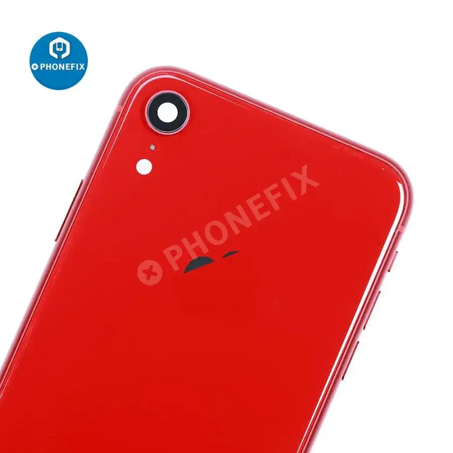 Back Cover Full Assembly Replacement For iPhone XR Glass - Image 5