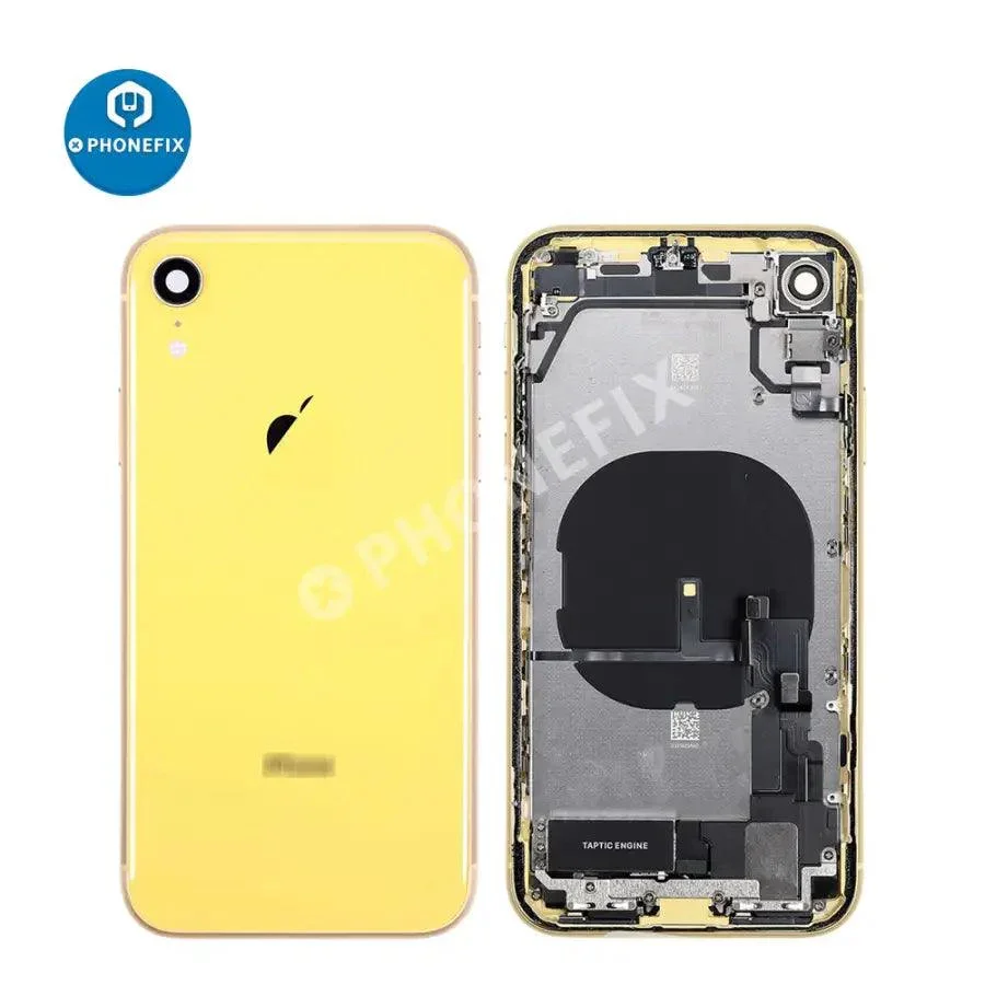 Back Cover Full Assembly Replacement For iPhone XR Glass - Image 8