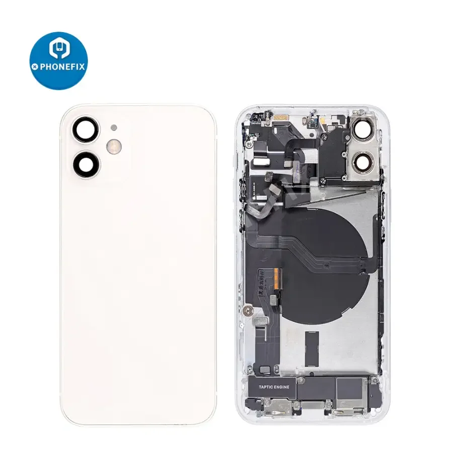 Back Cover Full Assembly Replacement iPhone 12 Mini Repair - Image 8