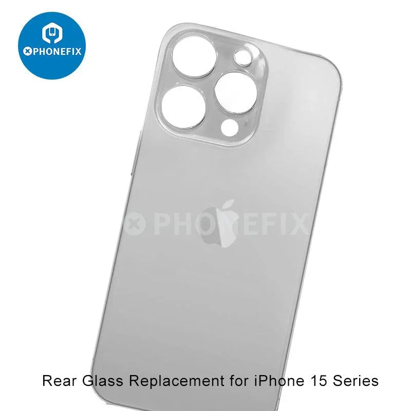 Back Cover Glass With Big Camera Hole For iPhone 15 Series - Image 3