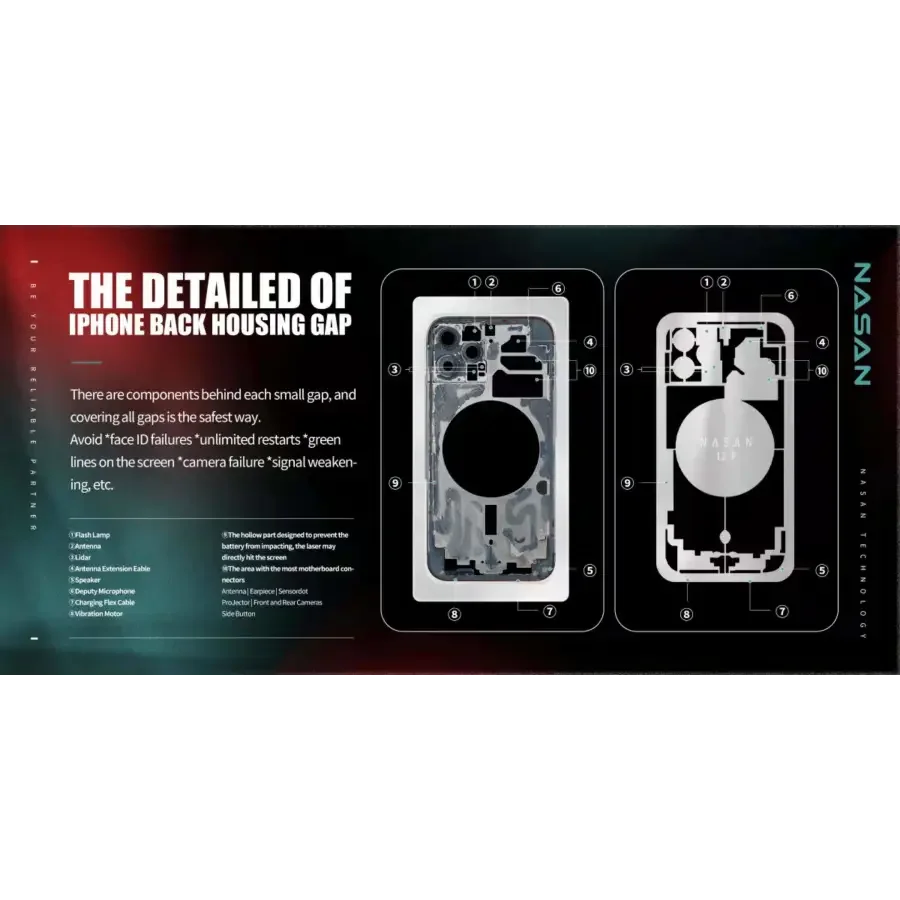 Back Cover protection Physical Drawing Mould For Laser Separation Machine - Image 5