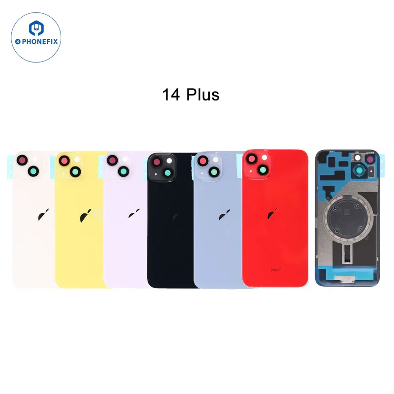 Back Glass Battery Cover Panel Replacement For iPhone 8-14 Series - Image 90
