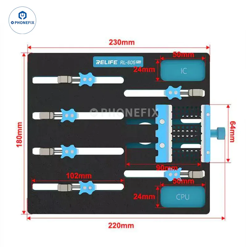 BAIYI DS-208 MacBook Fixture Platform for Motherboard PCB Repair - Image 3