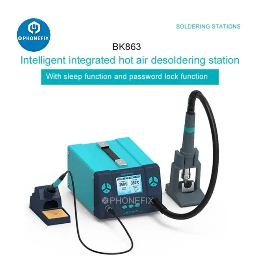 Bakon BK863 intelligent integrated Hot Air Rework Station 1000W - Image 2