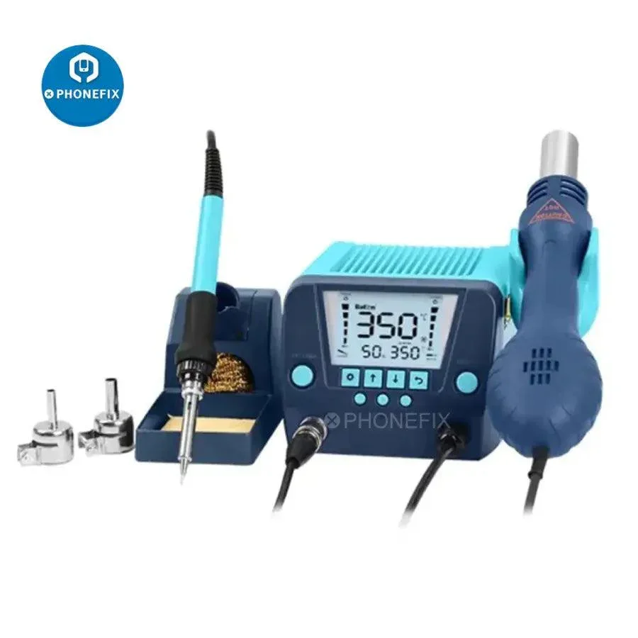 BAKON BK881 2 In 1 LCD Digital Display Rework Station With Soldering Iron - Image 2