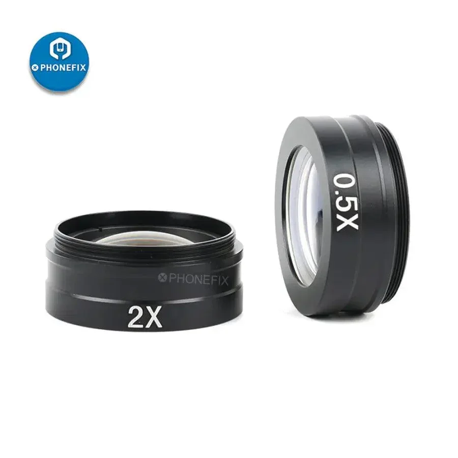Barlow Objective Lens For 10A 180X 300X C-MOUNT Industrial Microscope Camera - Image 7