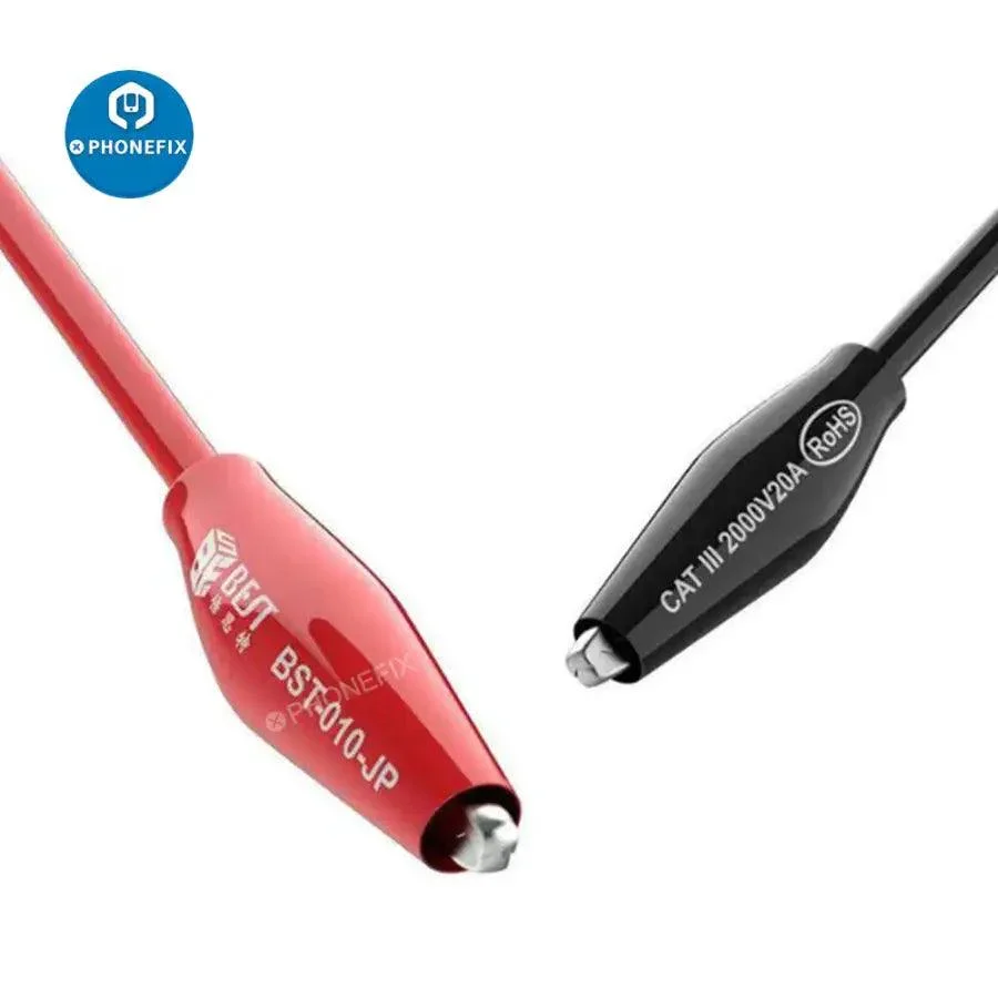 BEST Silicon Power Cord with Alligator Clip Output Line Supply Cable - Image 4