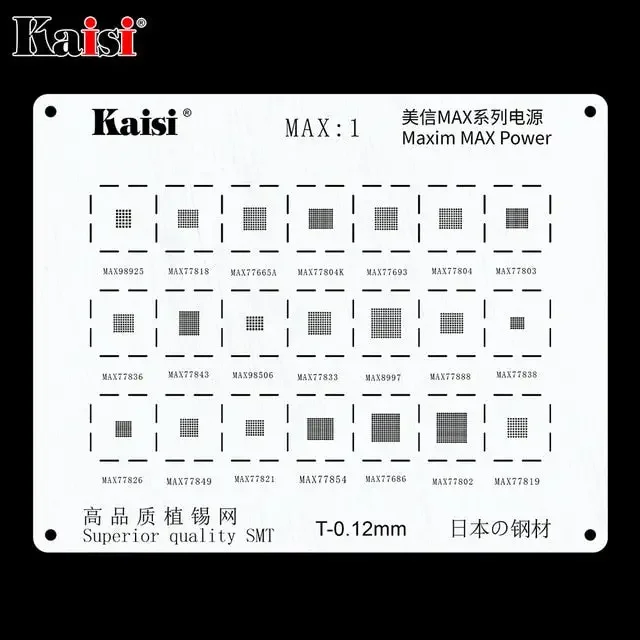 BGA Reballing Stencil Kit Set For Samsung HUAWEI Xiaomi OPPO Meizu LG - Image 14