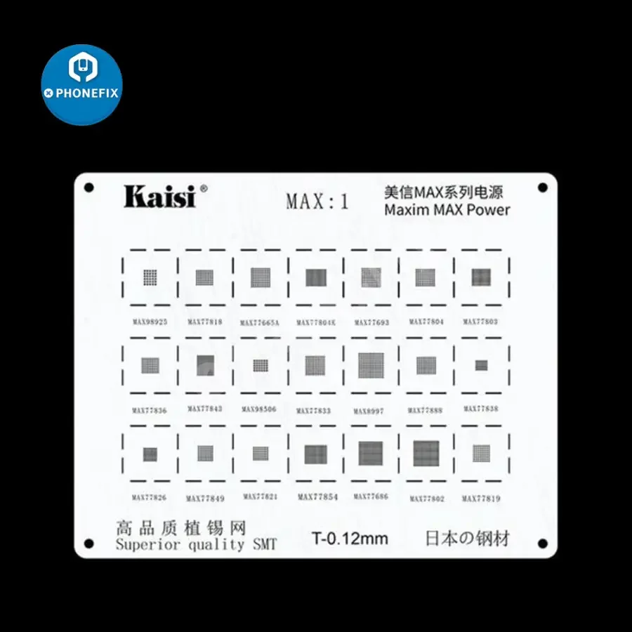BGA Reballing Stencil Kit Set For Samsung HUAWEI Xiaomi OPPO Meizu LG - Image 5