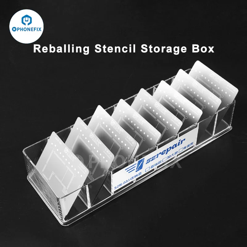 BGA Reballing Stencil Storage Box Steel Mesh Placement Tool - Image 12
