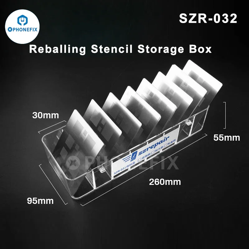 BGA Reballing Stencil Storage Box Steel Mesh Placement Tool - Image 6