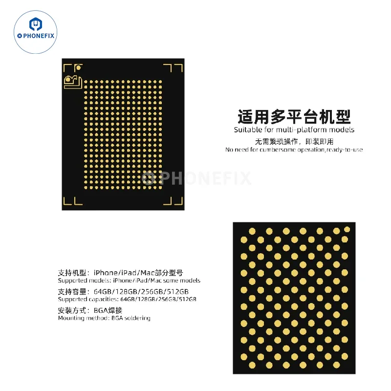 BGA315 To BGA110 NAND Chip Conversion Board For iPhone iPad MacBook - Image 2