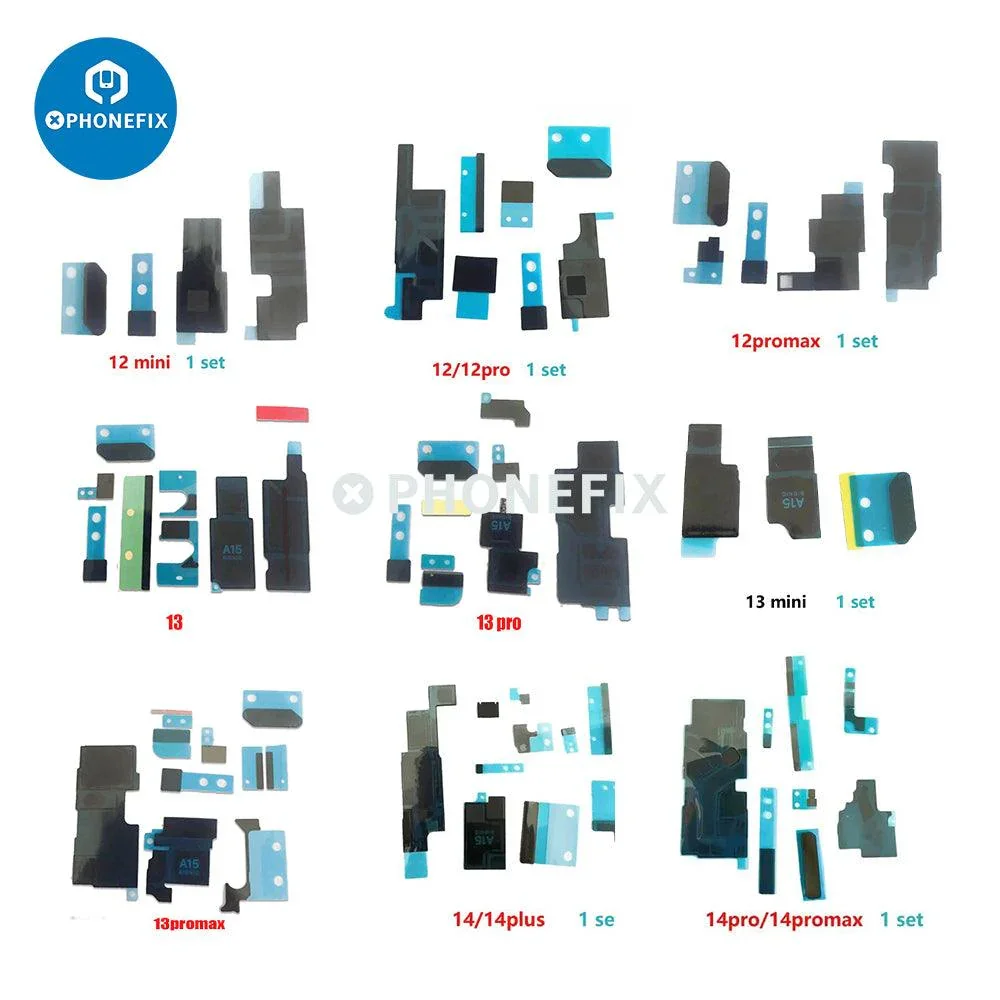 Black Motherboard Heat Sink Sticker For iPhone 6-14 Pro Max - Image 2