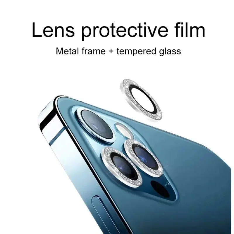 Bling Diamond Camera Lens Protector Cover For iPhone 13 12Mini 11Pro - Image 8