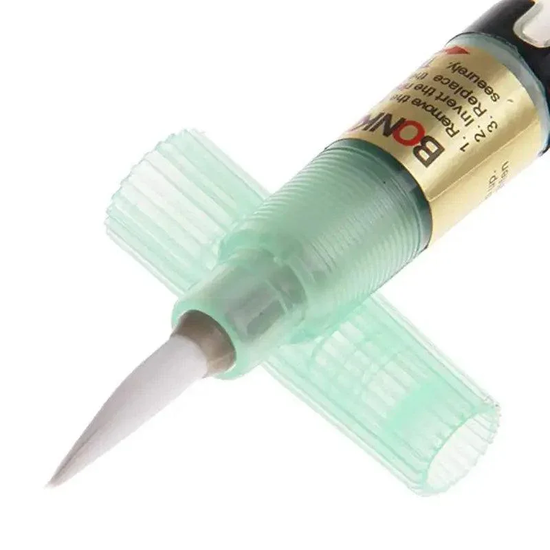 BON-102 Flux Paste Pen with Flat Brush Tip for PCB Welding Repair - Image 3