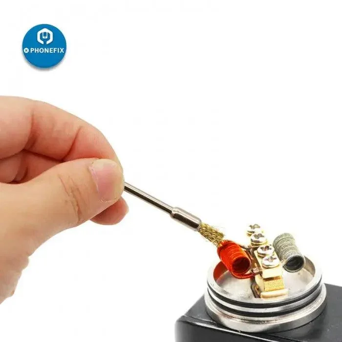 Brass Wire Copper Brush Rotary Copper Wire PCB Board Polishing Tool - Image 5
