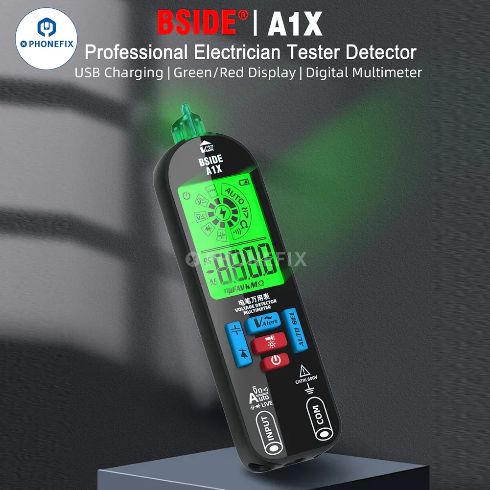 BSIDE A1X Smart Burn-proof Repairable Charging Multimeter - Image 3