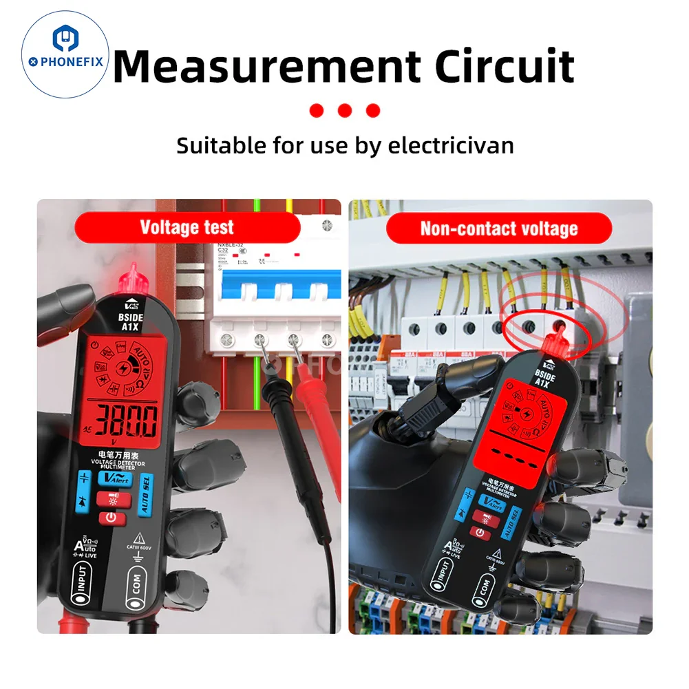 BSIDE A1X Smart Burn-proof Repairable Charging Multimeter - Image 5