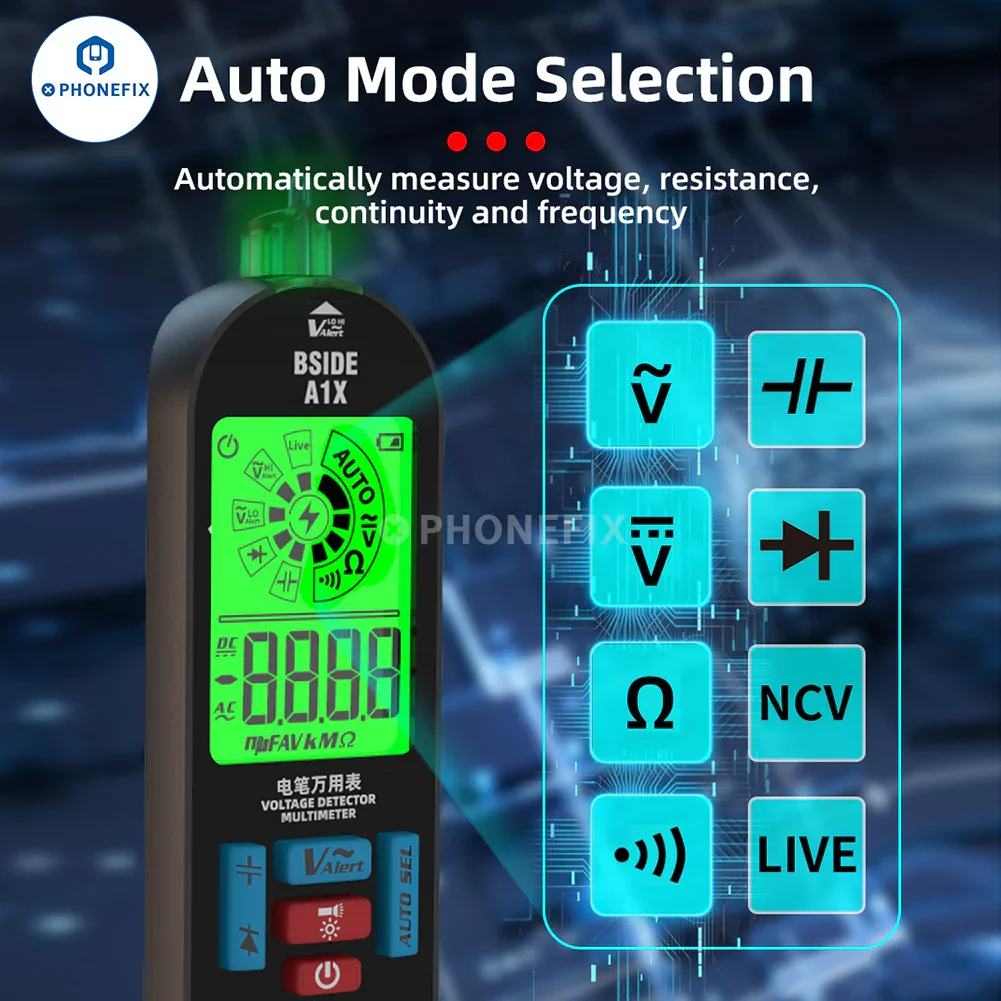 BSIDE A1X Smart Burn-proof Repairable Charging Multimeter - Image 7